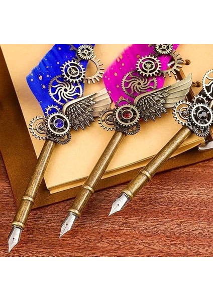 Tüylü Mürekkepli Divit Kalem Seti Tdrtr fiyatları