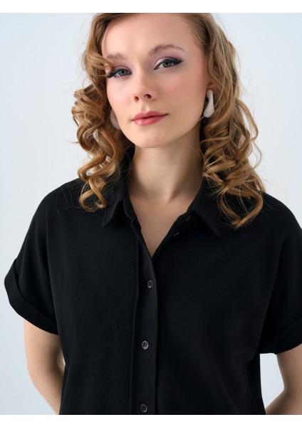 Regular Fit Kadın Gömlek K.kol fırsatları