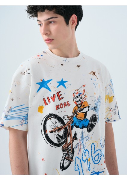 Oversize Fit Erkek Tshirt K.kol fırsatları