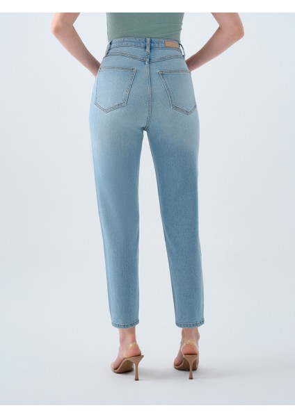 Mom Slim Fit Kadın Pantolon fırsatları