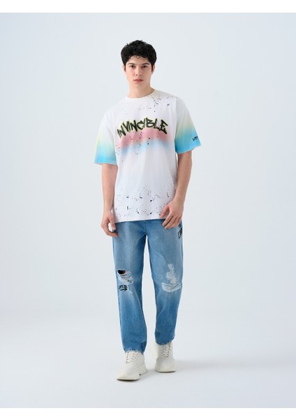 Oversize Fit Erkek Tshirt K.kol