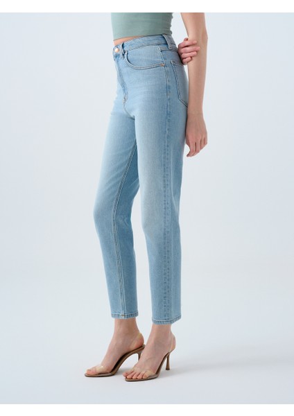 Mom Slim Fit Kadın Pantolon modelleri