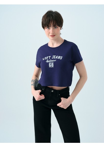 Long Crop Kadın Tshirt K.kol