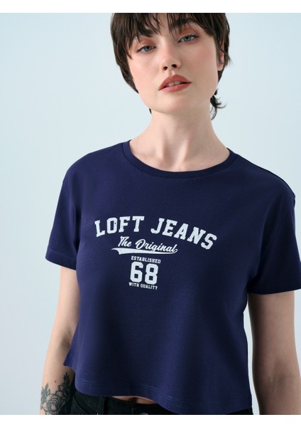 Long Crop Kadın Tshirt K.kol