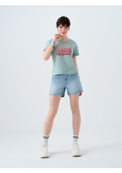 Regular Fit Kadın Tshirt K.kol