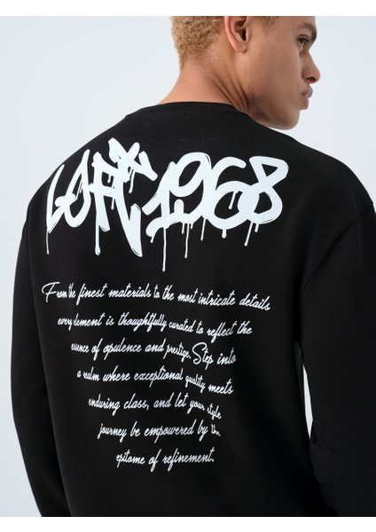 Relax Fit Erkek Sweatshirt