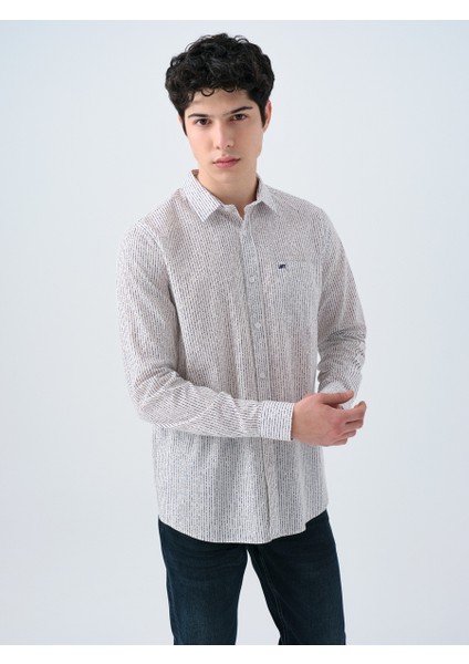 Regular Fit Erkek Gömlek U.kol
