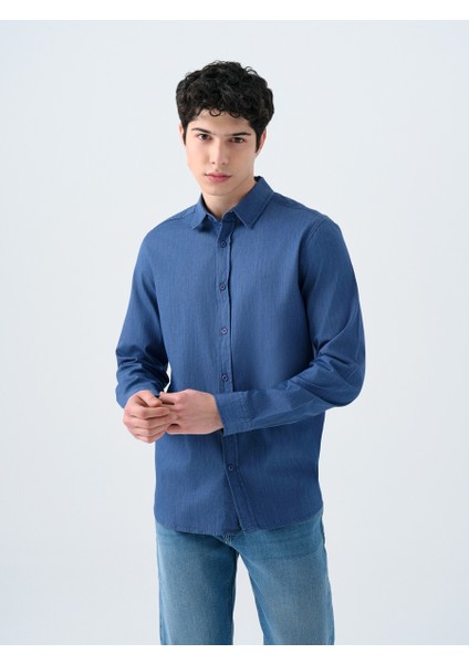 Regular Fit Erkek Gömlek U.kol