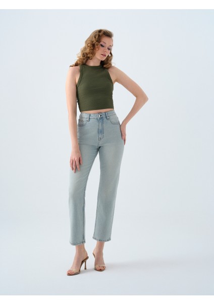 Comfort Straight Comfort Fit Kadın Pantolon