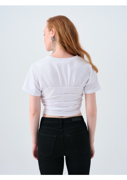 Slim Fit Kadın Tshirt K.kol