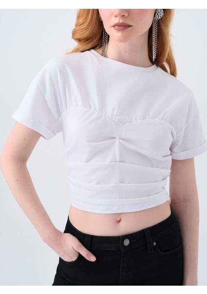 Slim Fit Kadın Tshirt K.kol