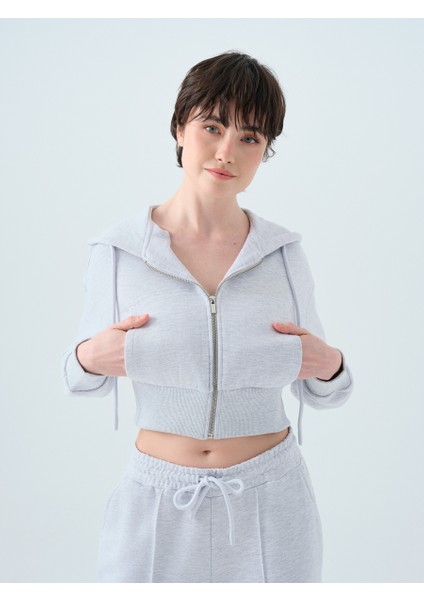 Crop Kadın Sweatshirt
