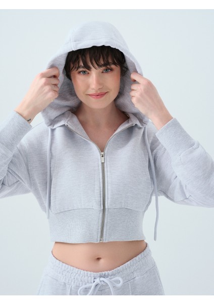 Crop Kadın Sweatshirt