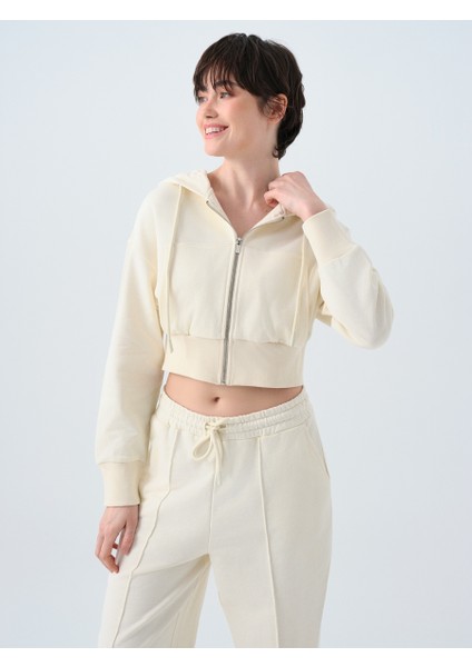 Crop Kadın Sweatshirt