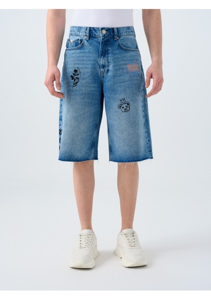 Baggy Fit Erkek Şort