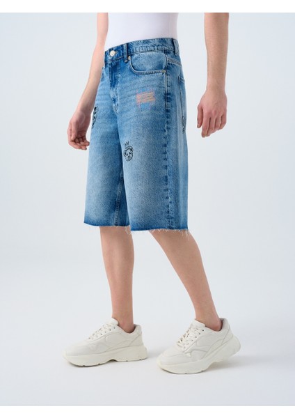 Baggy Fit Erkek Şort