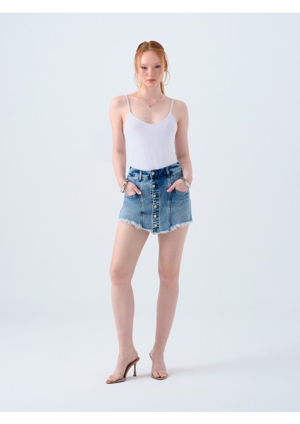 Regular Fit Kadın Şort Etek