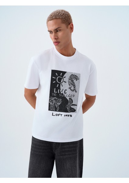 Loose Fit Erkek Tshirt K.kol