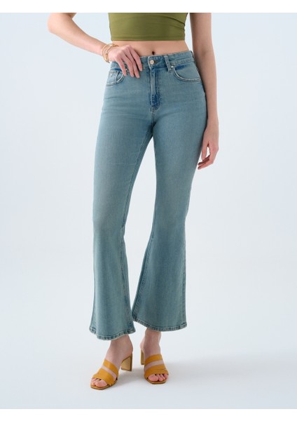 Long Flare Slim Fit Kadın Pantolon fiyatları