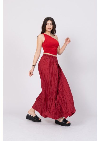 Beli Lastikli Kırışık Uzun Etek 010 fiyatları