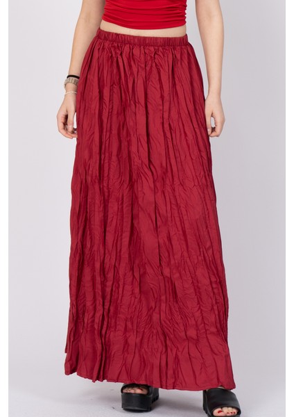 Beli Lastikli Kırışık Uzun Etek 010 fırsatları