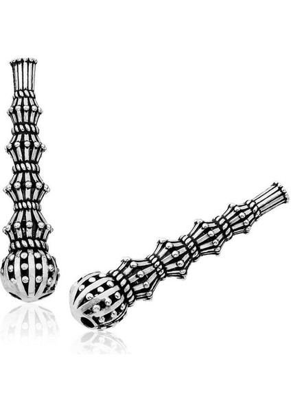 Gümüş Nokta Desenli Tesbih Imamesi