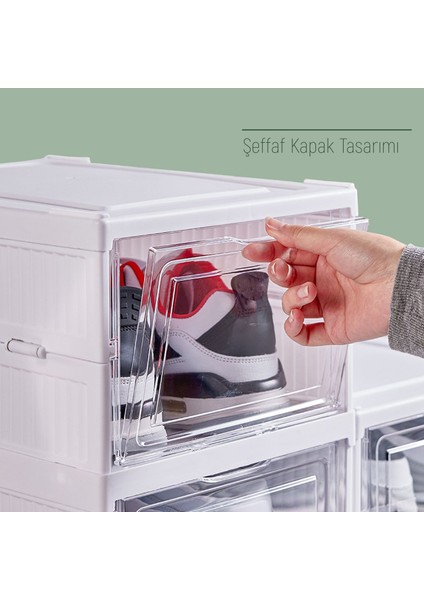 Katlanabilir Portatif 6 Katlı Plastik Ayakkabılık Düzenleyici fırsatları