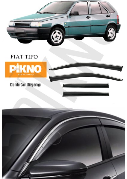 Fiat Tipo Kromlu Cam Rüzgarlığı 4'lü