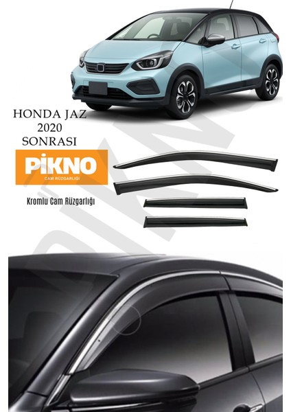 Honda Jazz 2020 ve Sonrası Kromlu Cam Rüzgarlığı 4'lü