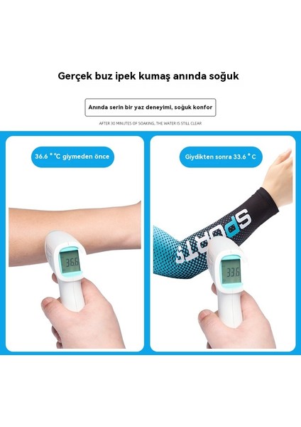 Hava Yaz Uv Geçirmez Açık Spor Bisiklet Kol Maskesi (Yurt Dışından)