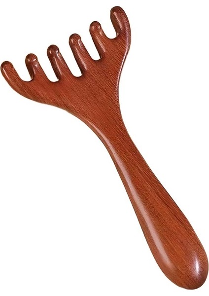 Geyik Boynuzu Masaj Tarağı Meridyen Masaj Tarağı Altı Pençe Tarak Baş Tarama Masajı (Yurt Dışından)