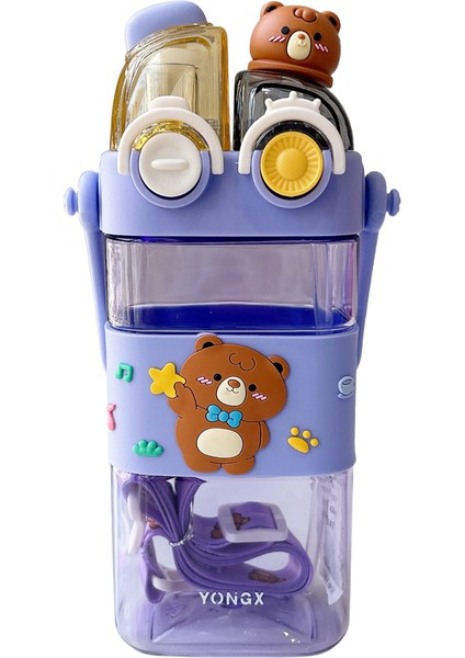 Yeni Punk Su Bardağı Çocuk Plastik Bardak Öğrenci Çift Içme Pipetli Su Isıtıcısı Çocuk Taşınabilir Su Isıtıcısı (Yurt Dışından) fiyatları