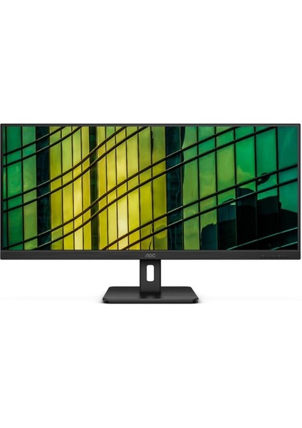 34 Aoc U34E2M/BK 4ms 100MHZ 2xhdmı 1xdp Wqhd 3440X1440 Çerçevesiz Düşük Mavı Işık Vesa Siyah