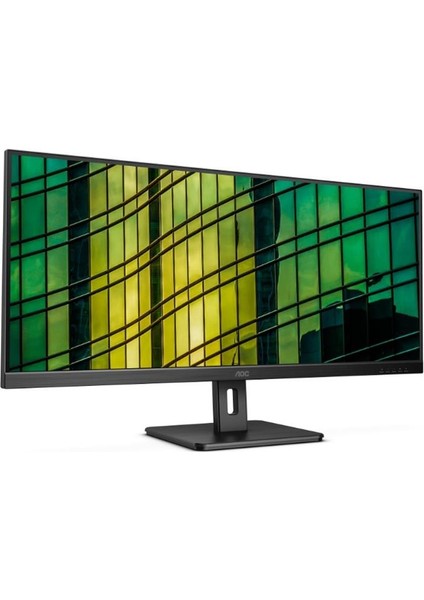 34 Aoc U34E2M/BK 4ms 100MHZ 2xhdmı 1xdp Wqhd 3440X1440 Çerçevesiz Düşük Mavı Işık Vesa Siyah