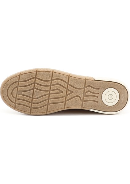 Kadın Taba Tokalı Rok Hakiki Deri Comfort Loafer