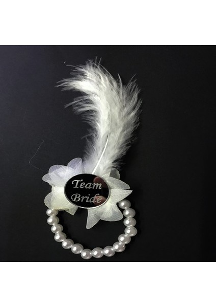 Incili Nedime Bilekliği Gümüş Pleksili Beyaz Otrişli 7'li Set modelleri