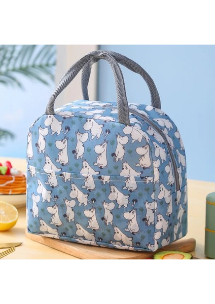 Öğle Yemeği Çantası Saplı Yalıtımlı Soğutucu Çanta Kadınlar Çocuk Öğle Yemeği Kutusu (Yurt Dışından)