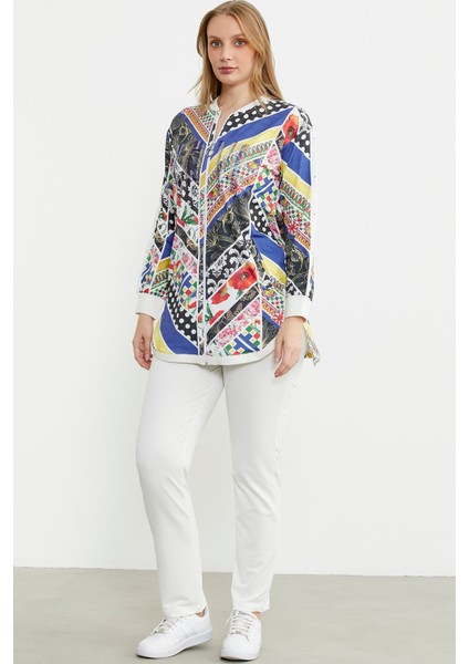 Çok Renkli Taş Detaylı Takım - Saks fiyatları