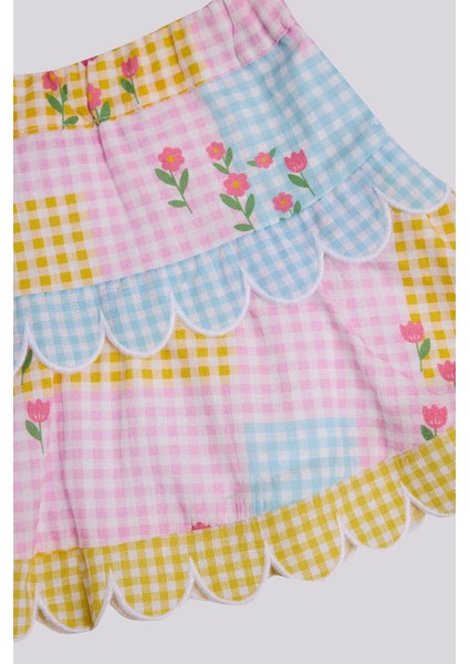 Bg Store Kız Bebek Desenli Etek