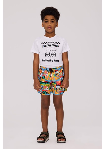 Bg Store Erkek Çocuk Desenli Şort