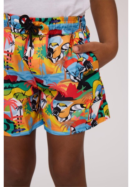 Bg Store Erkek Çocuk Desenli Şort modelleri