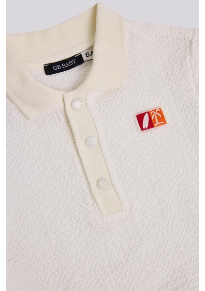 Bg Store Erkek Bebek Ekru Tshirt modelleri