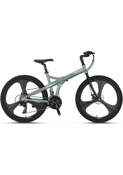 Marıne-26-Acr-Hyd Katlanır Bisiklet 430H 26 Jant 21 Vites Army Green