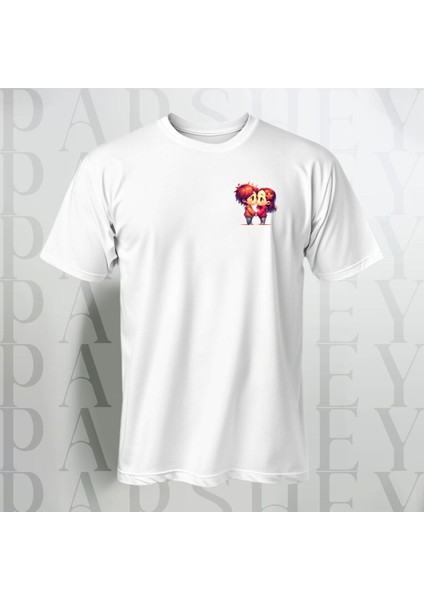 The Perfect Love Story Sırt Baskılı Bisiklet Yaka Pamuk Oversize T-Shirt fiyatları