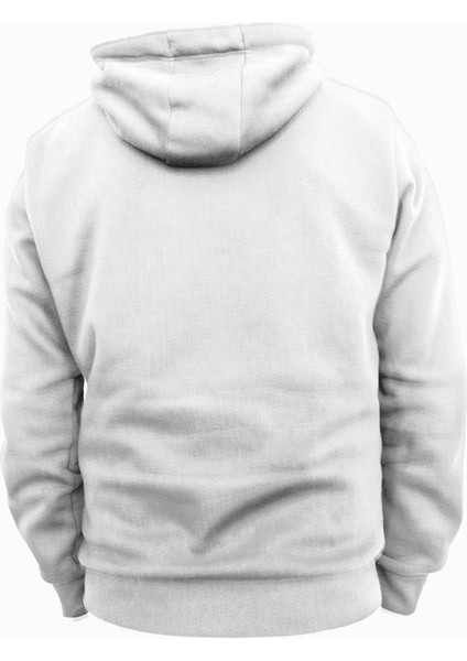 Keep It Simple Baskılı Kapüşonlu Sweatshirt Hoodie Kalın Kumaş 3 Iplik Şardonlu