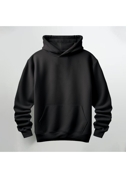 Live Life Loud Baskılı Kapüşonlu Sweatshirt Hoodie Kalın Kumaş 3 Iplik Şardonlu fiyatları