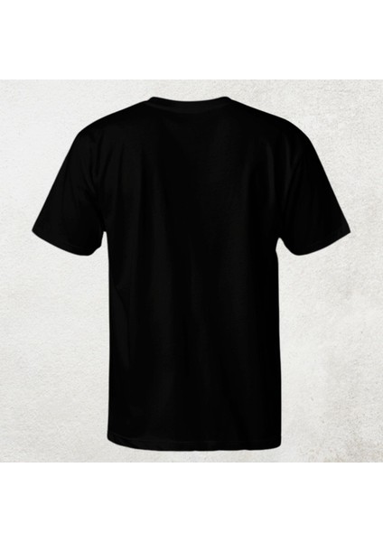 Live It Up Desenli Yarım Kollu Bisiklet Yaka Pamuk Oversize T-Shirt