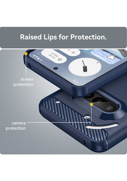 Nothing Phone 3A Kılıf, Darbeye Dayanıklı Koruyucu Telefon Kılıfı, Ince Yumuşak Tpu Çizilmeye Karşı Dayanıklı Arka Tampon Kapak Nothing Phone 3A (Yurt Dışından) indirimleri