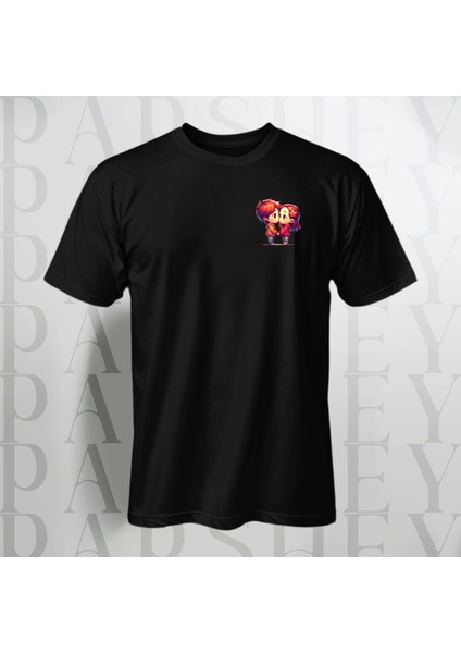 The Perfect Love Story Sırt Baskılı Bisiklet Yaka Pamuk Oversize T-Shirt fiyatları