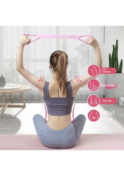 Ev Yoga Spor Silikon 35 Pound Halat Streç Halat (Yurt Dışından)